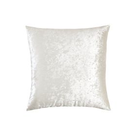20 x 20 Shimmering Polyester Accent Pillow, Set of 4, Cream