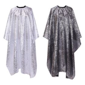 Haircut Hairdressing Barber Feather Cloth Adults Home Salon Waterproof Feather Hairdressing Cloth Apron Hair Cut Gown Cape New (Color: White Feather)